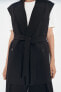 BELTED WAISTCOAT DRESS ZW COLLECTION