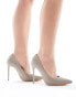 Фото #3 товара Truffle Collection wide fit high heel court shoe in taupe