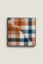 Pack of check cotton linen napkin (pack of 4)