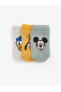 LCW baby Mickey Mouse Baskılı Erkek Bebek Patik Çorap 3'lü