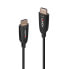 Фото #1 товара Lindy 40m Fibre Optic Hybrid HDMI 8K60 Cable, 40 m, HDMI Type A (Standard), HDMI Type A (Standard), 48 Gbit/s, Black