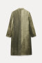 Фото #13 товара Классическое пальто из 100% льна tie-dye — zw collection ZARA