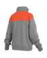 Фото #3 товара Women's Gray Clemson Tigers Avon Fleece Quarter-Zip Jacket