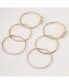 ფოტო #6 პროდუქტის Trio Snake Hoop Earring Set