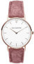 Фото #1 товара Paul Valentine Damen Armbanduhr MARINA ROSE GOLD PINK VELVET 36 MM PV36149