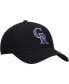 ფოტო #4 პროდუქტის Men's Black Colorado Rockies Legend MVP Adjustable Hat