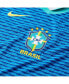 Men's Blue Brazil National Team 2024 Away Match Authentic Jersey