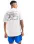 Adidas Training t-shirt with Tiro nation graphic in white Белый, S - фото #4