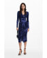 ფოტო #1 პროდუქტის Women's Floral midi dress