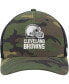 Men's Camo, Black Cleveland Browns Trucker Adjustable Hat