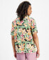 Фото #5 товара Men's Printed Relaxed Short-Sleeve Camp Shirt