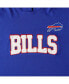 Фото #2 товара Men's Royal, White Buffalo Bills Alex Long Sleeve Hoodie T-shirt