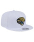 ფოტო #2 პროდუქტის Men's White Jacksonville Jaguars Throwback Logo Standard 9FIFTY Snapback Hat