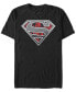 ფოტო #1 პროდუქტის DC Men's Superman Concrete Logo Short Sleeve T-Shirt