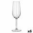 Фото #1 товара Бокал для шампанского Royal Leerdam Spring Стеклянный 200 ml (6 штук) (20 cl)
