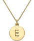 Kate spade new york 12k Gold-Plated Initials Pendant Necklace, 17" + 3" Extender - фото #4