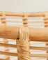 Rattan mini cot