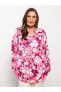Фото #1 товара Женская блузка LC WAIKIKI с цветочным узором из вискозы