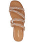 Фото #9 товара Women's Tritoney Braided Strappy Slide Flat Sandals