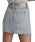 ფოტო #2 პროდუქტის Women's Printed High-Rise Denim Miniskirt