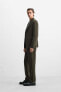 TEXTURED SUIT TROUSERS