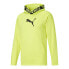 Фото #1 товара Puma Train Pwr Fleece Pullover Hoodie Mens Yellow Casual Outerwear 52089357