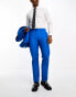 Фото #2 товара Devils Advocate slim fit royal blue suit trouser