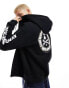 Aape By A Bathing Ape x-bone backprint hoodie in black