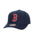 Фото #1 товара Mitchell Ness Men's Navy Boston Red Sox Team Pro Snapback Hat