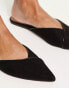 Фото #2 товара ASOS DESIGN Luna pointed ballet mules in black