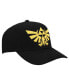 Men's Nintendo Legend of Zelda Hyrule Embroidered Symbol Black Adjustable Hat