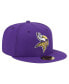 Men's Purple Minnesota Vikings Main 59FIFTY Fitted Hat