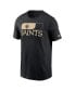 Men's Black New Orleans Saints Air Essential T-Shirt Черный, M - фото #3