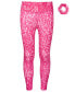 Фото #1 товара Big Girls Lush Animal-Printed 7/8-Length Leggings With Scrunchy, Created for Macy's