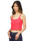 ფოტო #5 პროდუქტის Women's Logo-Strap Cropped Sleeveless Top