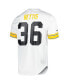 Фото #2 товара Men's Jerome Bettis White Pittsburgh Steelers Retired Player Name and Number Mesh Top