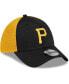 Фото #3 товара Men's Black Pittsburgh Pirates Neo 39THIRTY Flex Hat