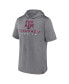 Men's Heather Gray Texas A&M Aggies Modern Stack Hoodie T-shirt