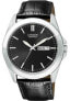 Citizen Men's Dress Black Dial Black Leather Watch - BF0580-06E NEW