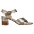 Фото #1 товара VANELi Morel Metallic Sling Back Womens Brown Casual Sandals 308874