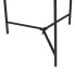 Side table 40,5 x 40,5 x 60,5 cm Black Cream Iron