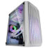 Фото #7 товара Mars Gaming MC-S2 White Compact Micro-ATX Gaming PC Case 2 FRGB Rainbow Fans with Front Grille Full Side Window - Mini Tower - PC - White - micro ATX - Mini-ITX - Gaming - 14.5 cm