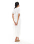 Фото #8 товара Nobody's Child Alexis broderie midi dress in white