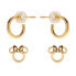 Gold-plated set of Minnie Mouse earrings for girls S600151YL-B.CS