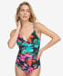 ფოტო #1 პროდუქტის Twist-Front Tummy-Control One-Piece Swimsuit, Created for Macy's