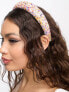 My Accessories London beaded headband in brights