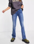 Фото #4 товара Only Royal kick flared jeans in mid blue