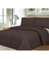 Solid Color Box Stitch Down Alternative King Comforter