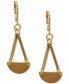 ფოტო #1 პროდუქტის Gold-Tone Geometric Chandelier Earrings
