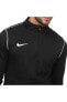 Фото #3 товара Толстовка Nike Park 20 Knit Track Erkek черная с молнией (облегающий)